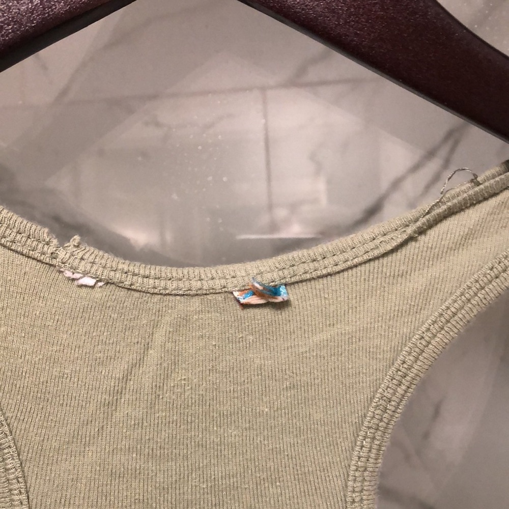 Green Racerback Tank Size Small - Picture 3 of 6